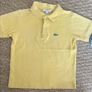 Lacoste Kids Polo size 4 in Sunny Yellow
